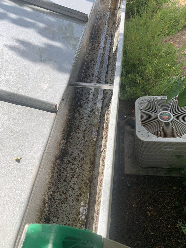 gutter with ac unit